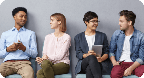 Team making unbiased hiring decisions